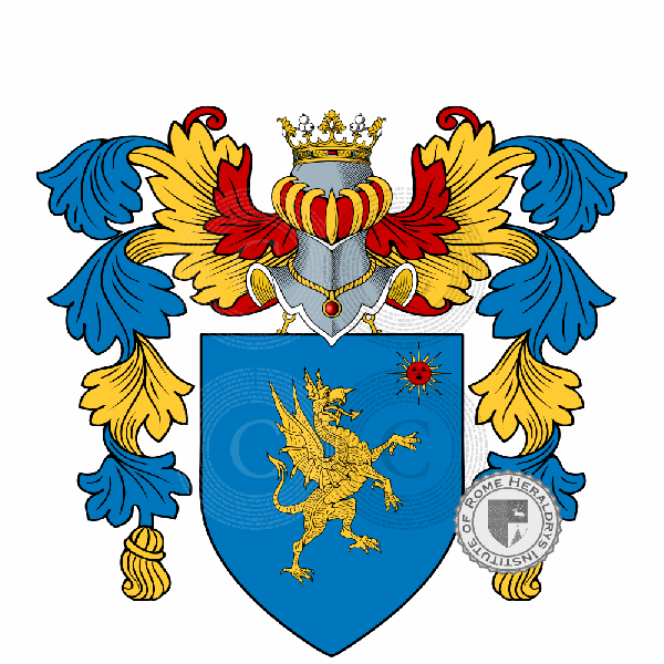 Coat of arms of family Lo Drago