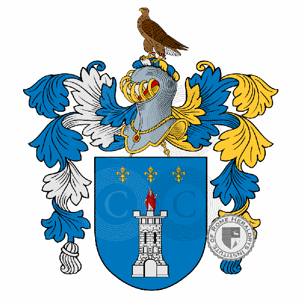 Coat of arms of family Araujo   ref: 49288