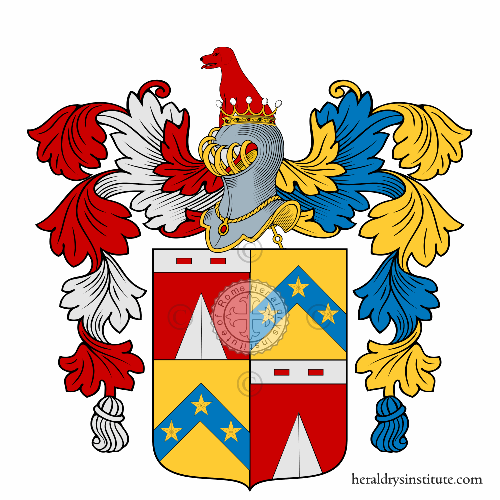 Coat of arms of family Battisti di  Santo Georgio
