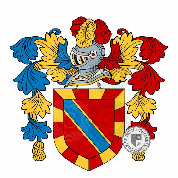 Coat of arms of family Blasin