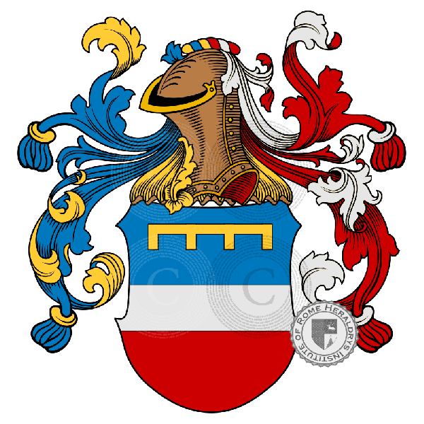 Brasão da família Padova, Di Padova