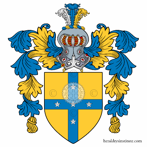 Coat of arms of family Cristiano