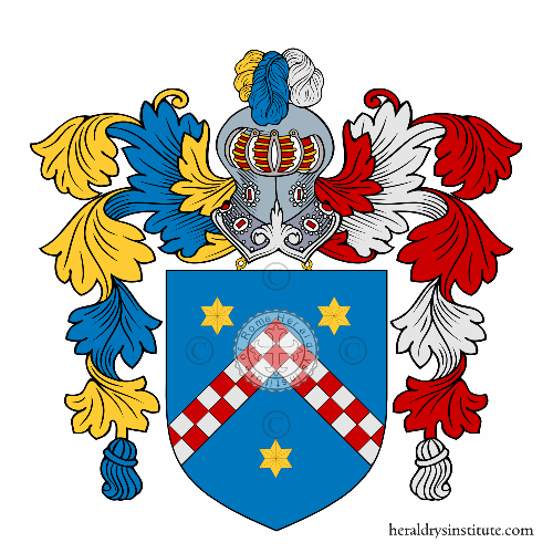 Coat of arms of family Castagnola