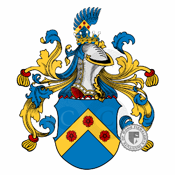 Wappen der Familie Hegner   ref: 49528
