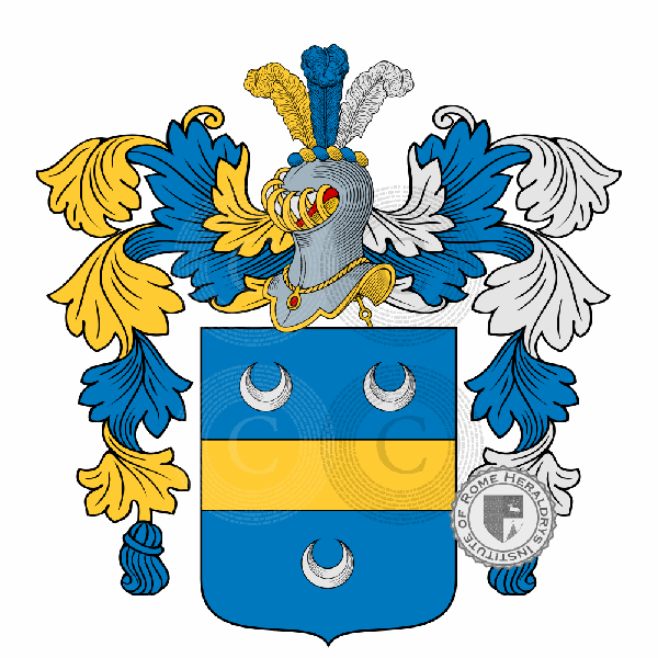 Coat of arms of family Tolomei