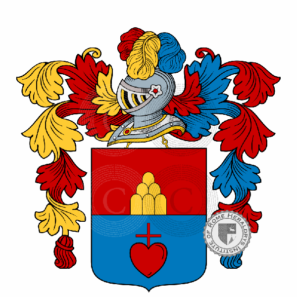 Coat of arms of family Pazzaglia