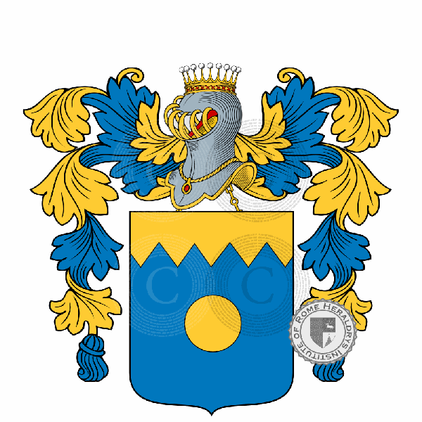 Coat of arms of family Cacciaguerra