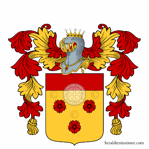 Coat of arms of family Vinari