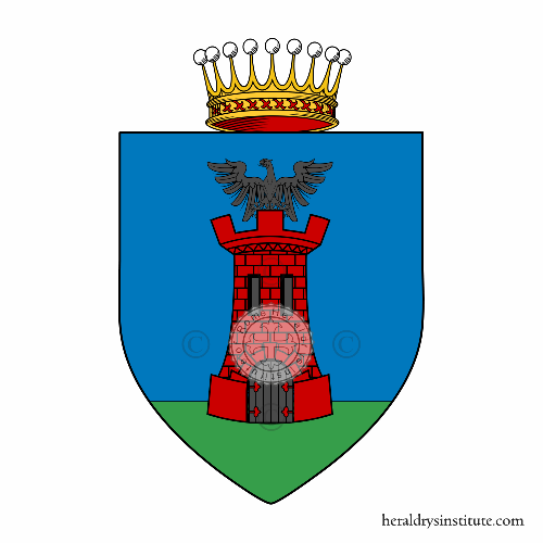 Coat of arms of family Casale de Bustis y Figoroa
