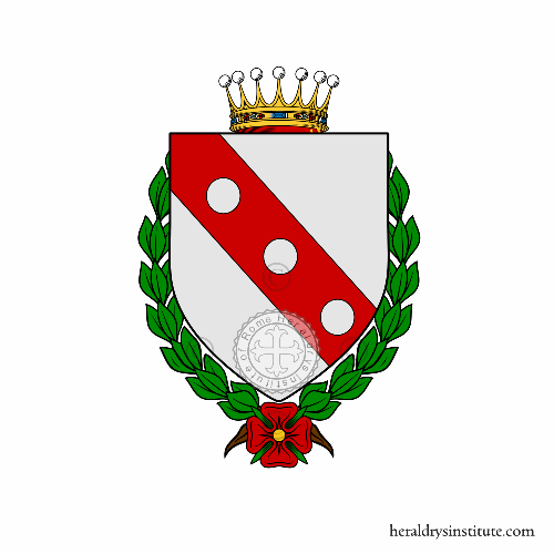 Coat of arms of family De Pontibus