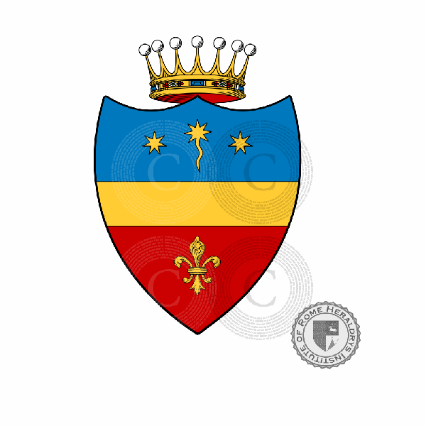 Coat of arms of family Vercillo
