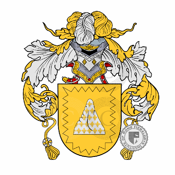 Coat of arms of family Caicedo