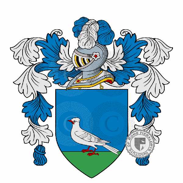 Coat of arms of family Lanfranco