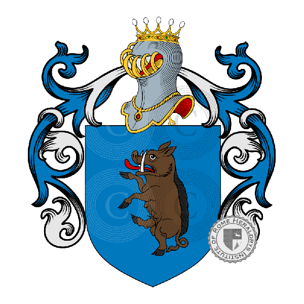Coat of arms of family Tassinari
