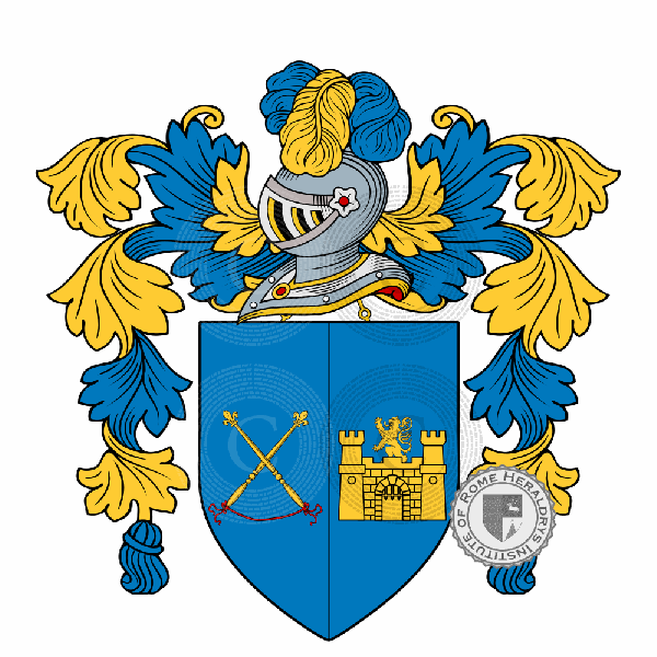 Coat of arms of family Bernardi Fabbrani