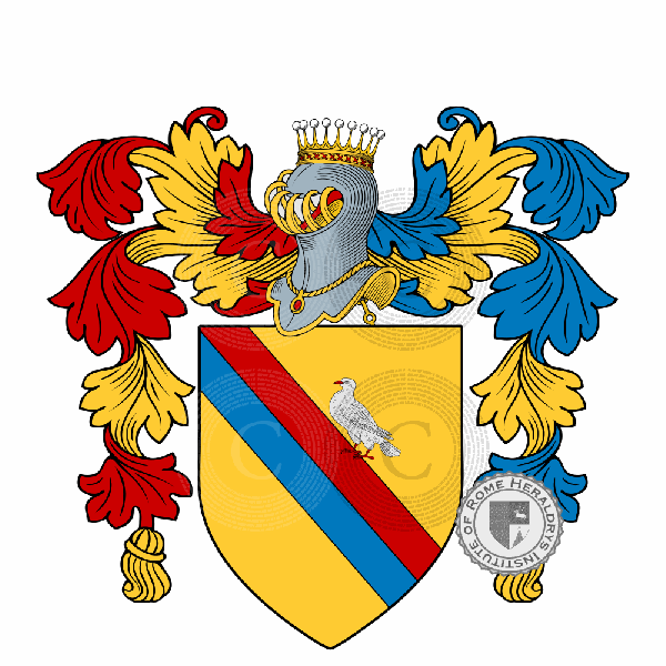 Coat of arms of family Lovatelli Dal Corno