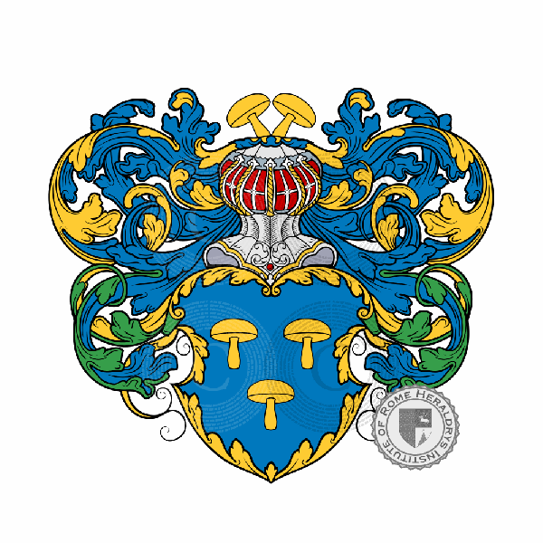 Wappen der Familie Kries   ref: 49984