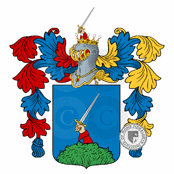 Coat of arms of family Laman