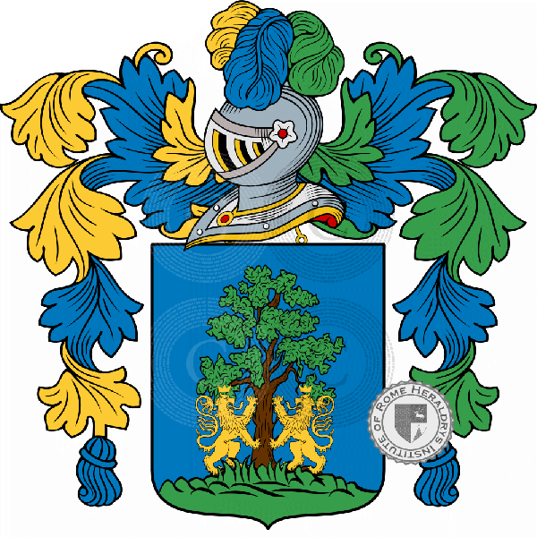 Coat of arms of family Petraroccia