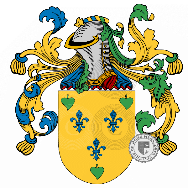 Coat of arms of family Mondaca