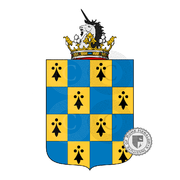 Coat of arms of family Deraho
