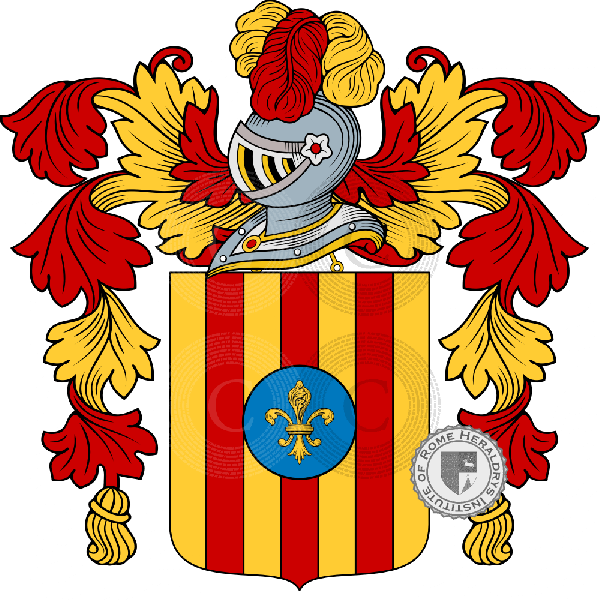 Coat of arms of family Zanghi