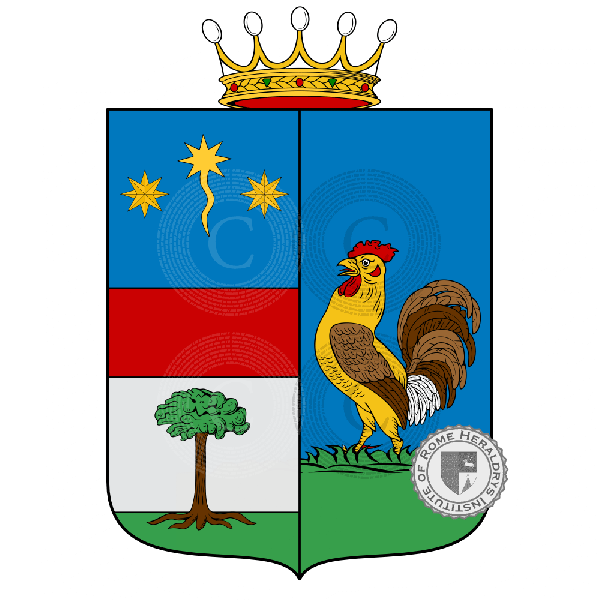 Coat of arms of family Antolini, Antolino, Antollini