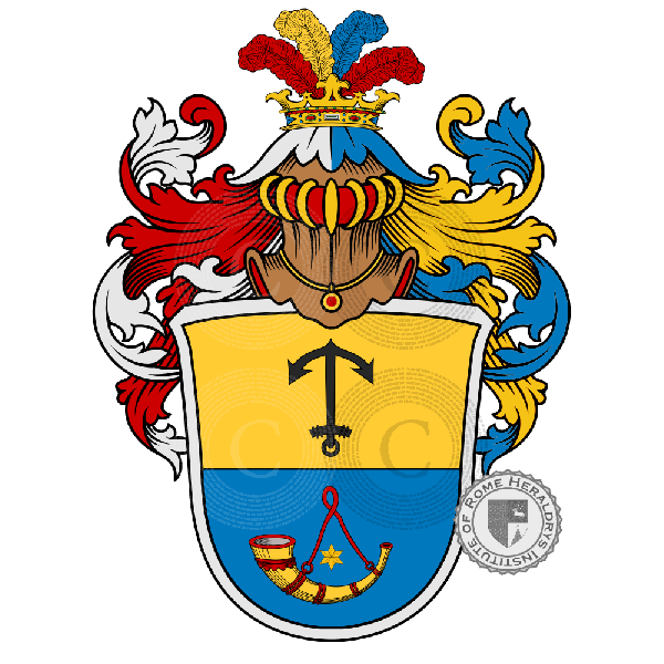 Coat of arms of family Lageman von Hardegsen