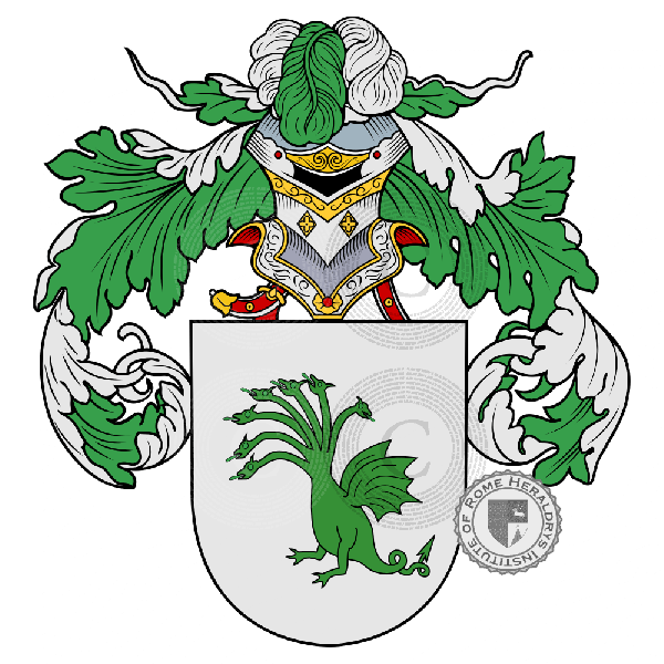 Coat of arms of family Serdio