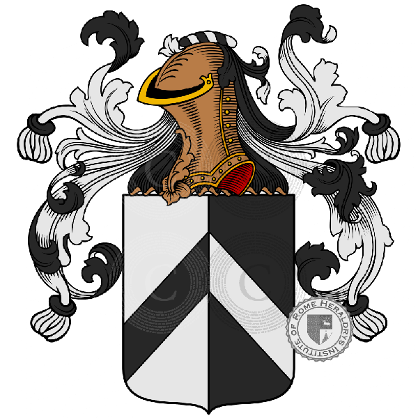 Coat of arms of family Riniero   ref: 50391