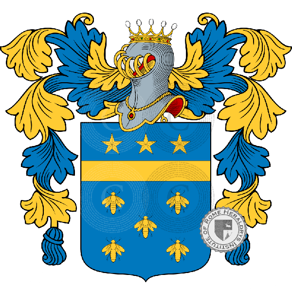 Coat of arms of family Vespignani