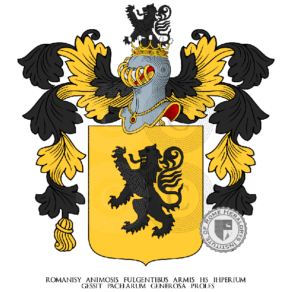 Coat of arms of family Pazella