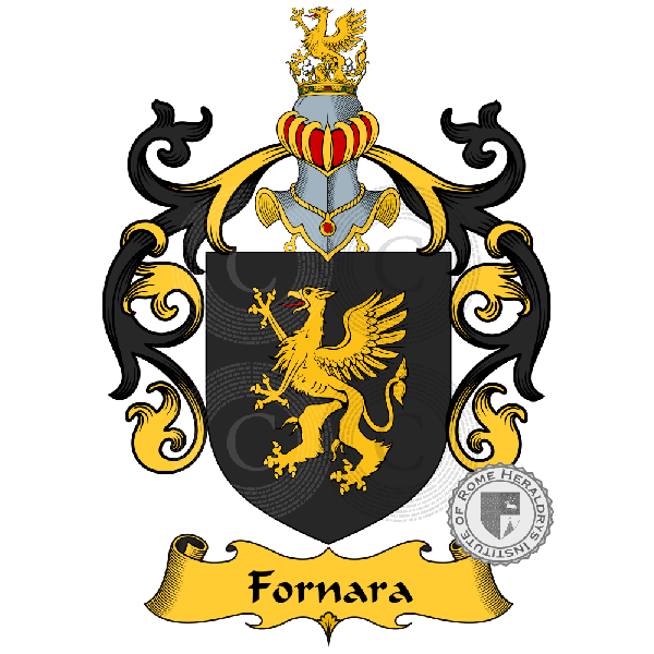 Coat of arms of family Fornara