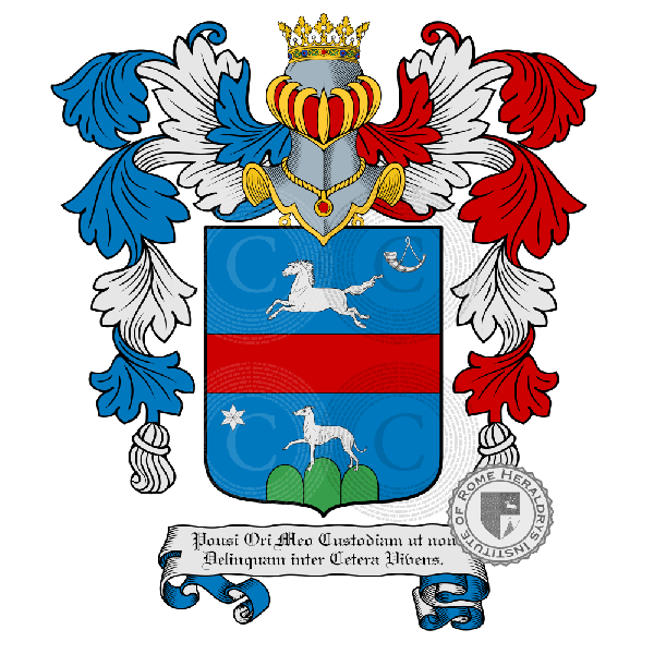 Escudo de la familia Posta (della)