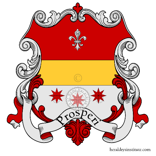 Coat of arms of family Prosperi