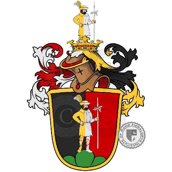 Coat of arms of family Laucker