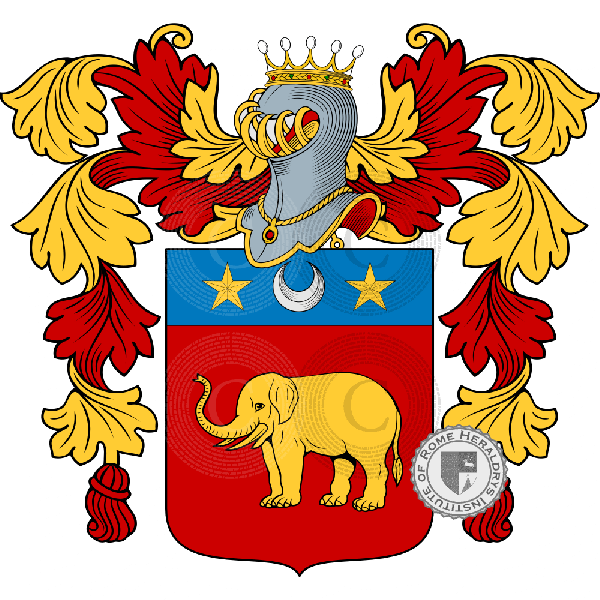 Wappen der Familie Alphant