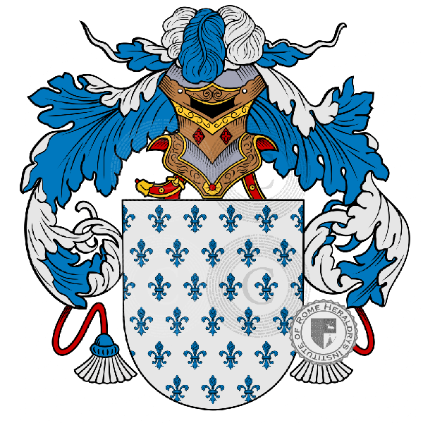 Coat of arms of family Barros   ref: 50762