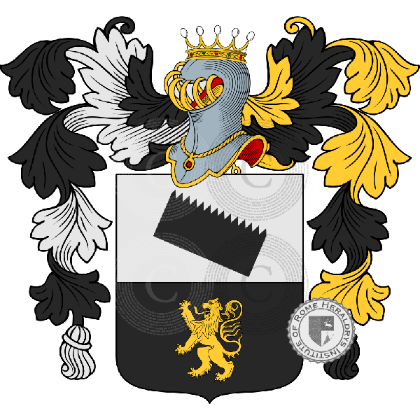 Coat of arms of family Onzo