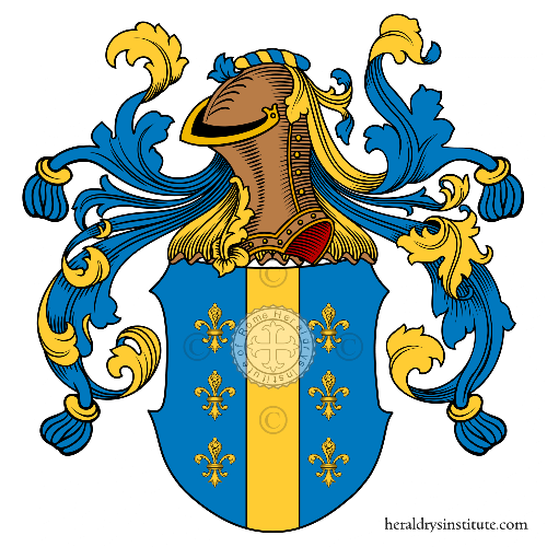 Coat of arms of family Canal   ref: 50904