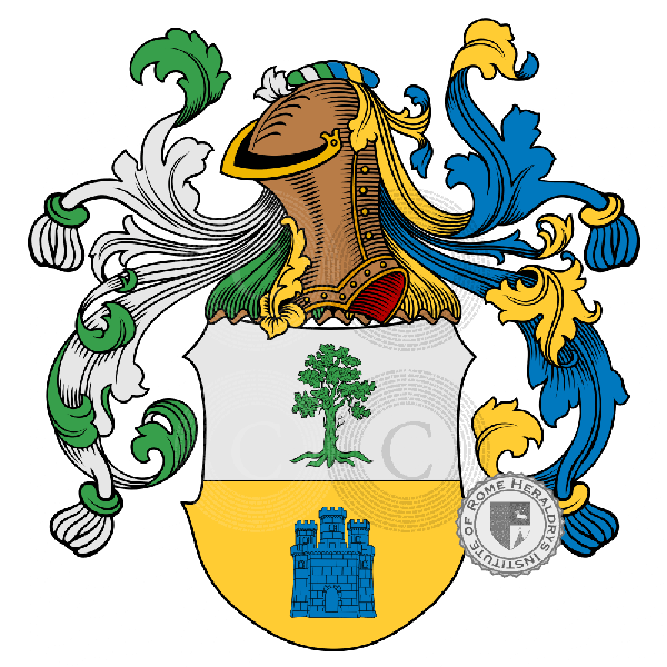 Coat of arms of family Mosso