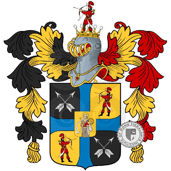 Coat of arms of family Eccher
