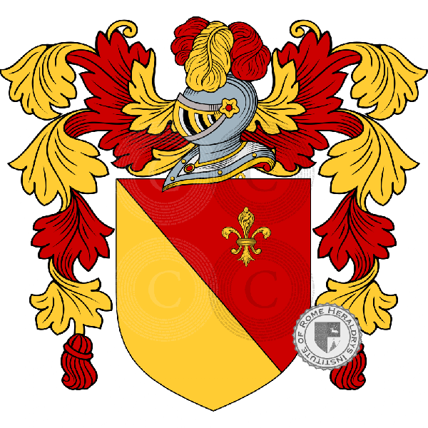 Coat of arms of family Pacciardi