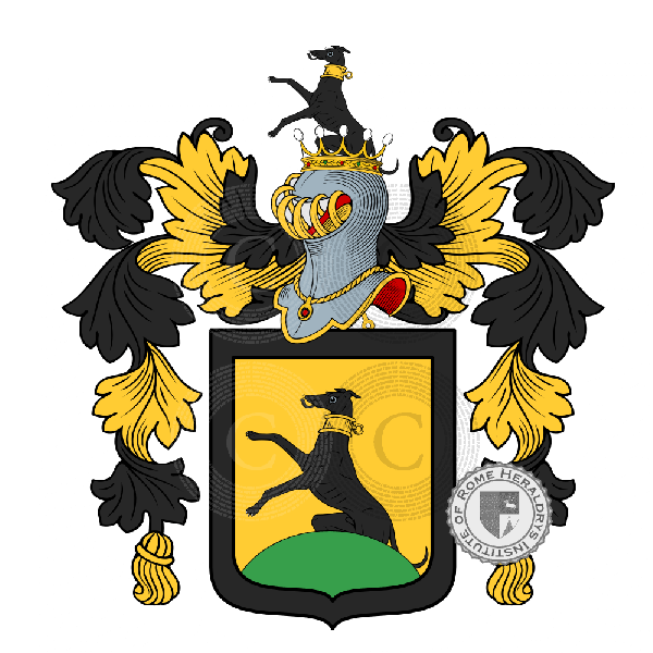 Coat of arms of family De Lachenal