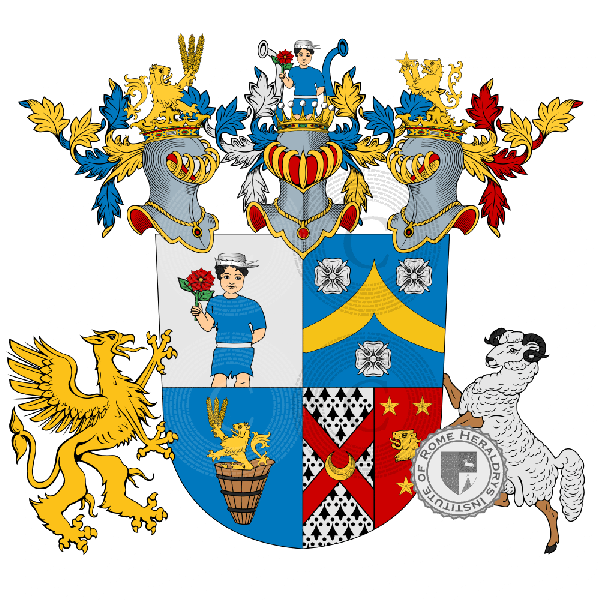 Coat of arms of family Kast