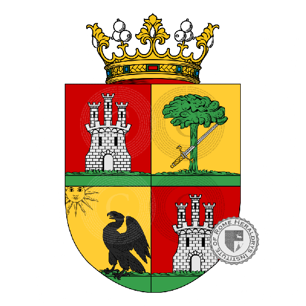 Coat of arms of family Azara