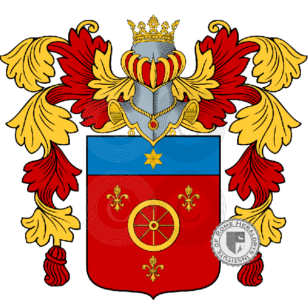 Coat of arms of family Venturi   ref: 51115