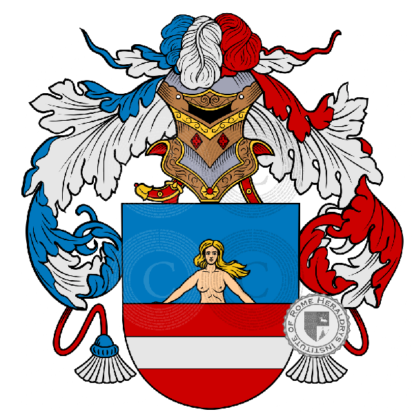Coat of arms of family Venturi   ref: 51116