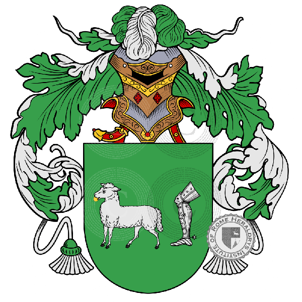 Coat of arms of family Bolaño