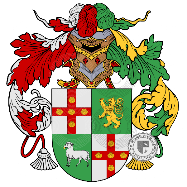Coat of arms of family Bolaños   ref: 51140